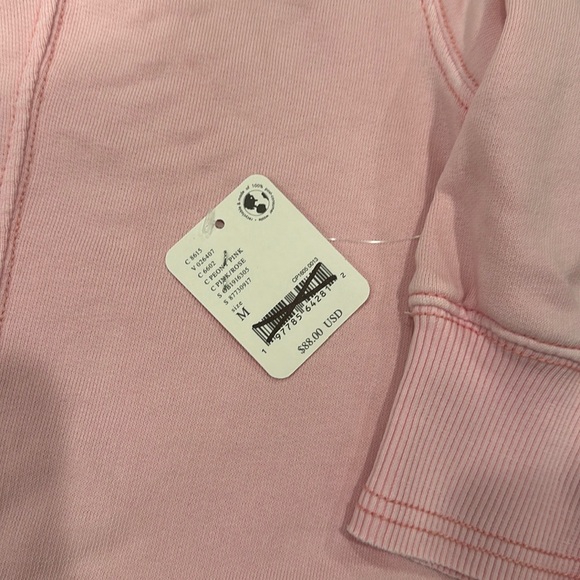 Free People FP Movement Hatch Intercept Crewneck Pullover Pink Medium - Picture 6 of 9